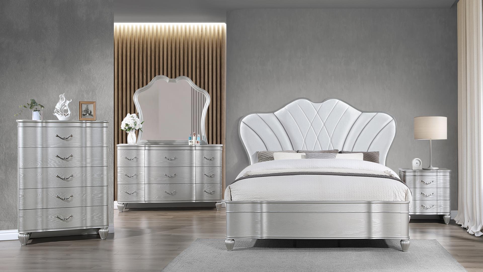 Symphony Silver Bedroom Set