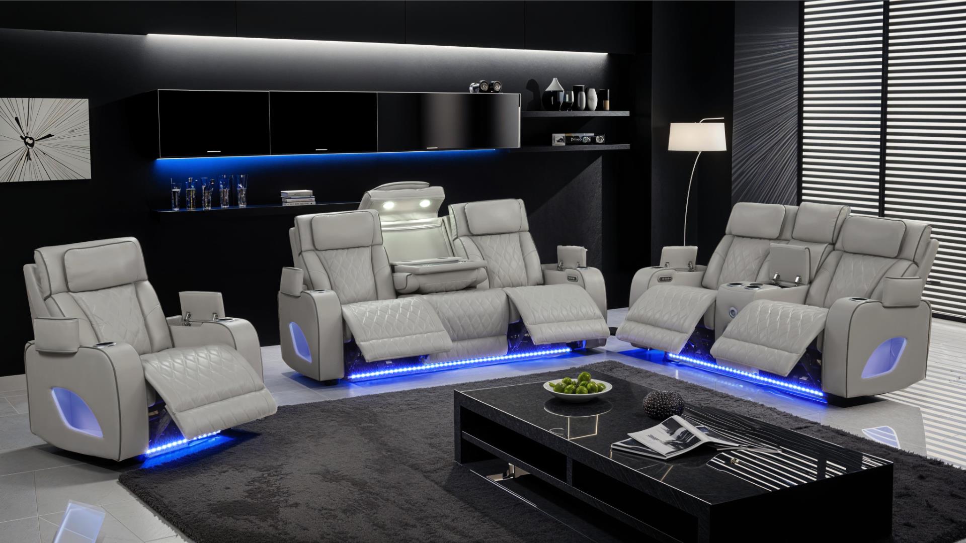 Fortuner LED Reclining Theater Set